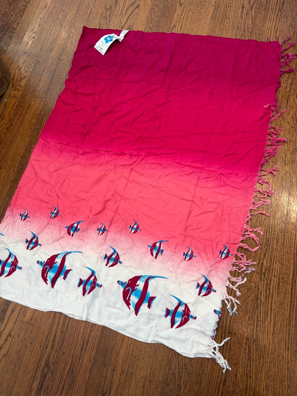 Tropical Fish Beach Wrap Sarong | NWT